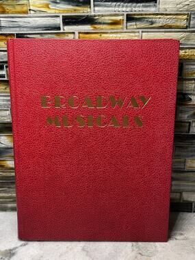 Broadway Musicals by Martin Gottfried 1979 Hardcover Dust Cover Available